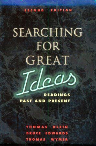 searching for great ideas readings past and present Kindle Editon