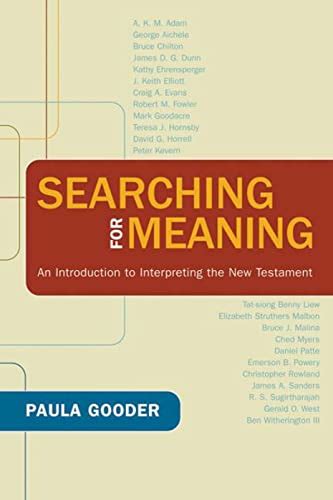 searching for meaning an introduction to interpreting the new testament Doc