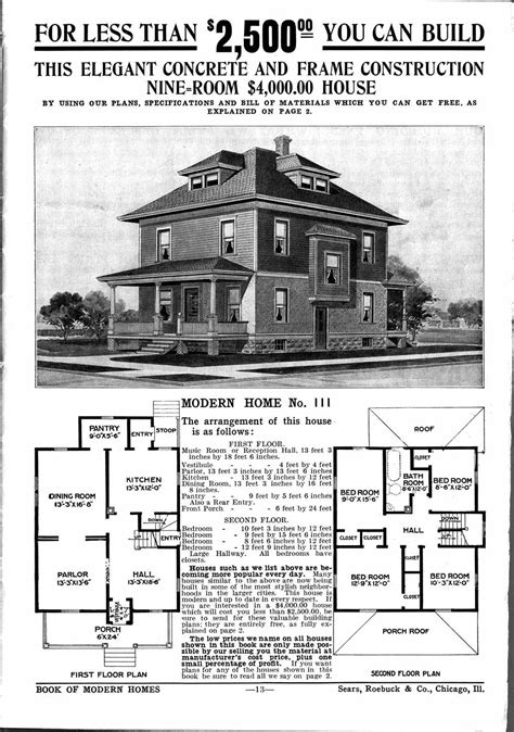 Sears Catalog Homes 1900