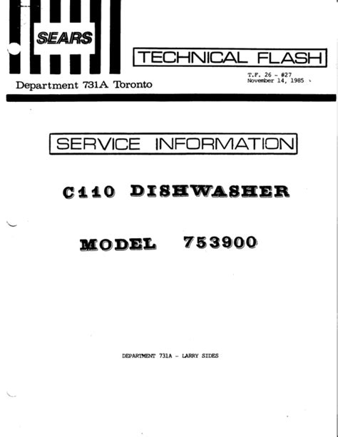sears dishwasher installation manual Epub