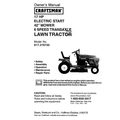 sears lawn mower manuals Kindle Editon