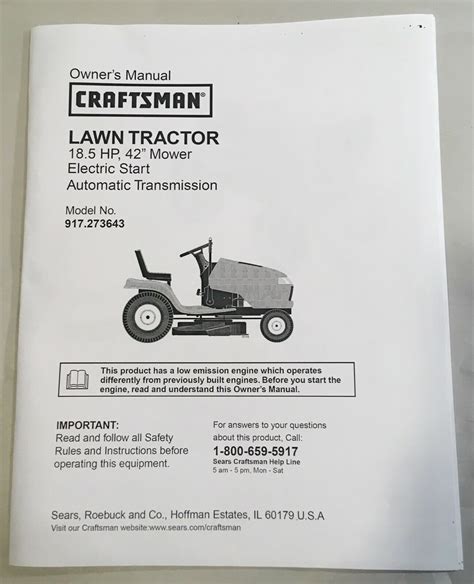 sears manual lawn mower PDF