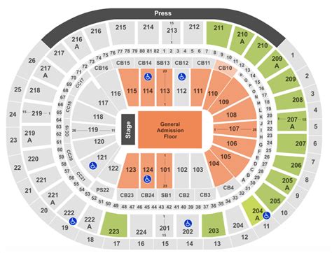 Seating Chart Wells Fargo Center Philly