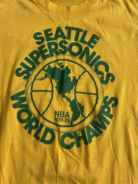 seattle supersonics shirt vintage