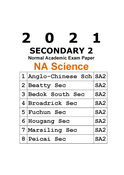 sec 2 normal academic exam papers Reader