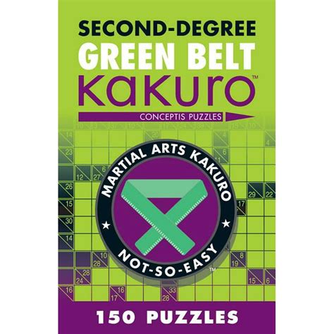 second degree green belt kakuro martial arts puzzles series Doc