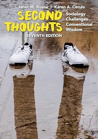 second thoughts sociology challenges conventional wisdom Kindle Editon
