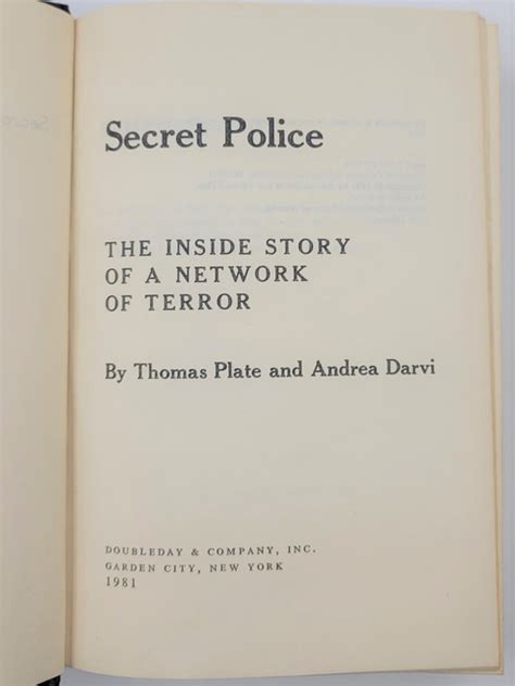 secret police the inside story of a network of terror Doc