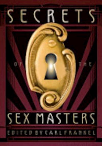 secrets of the sex masters Kindle Editon