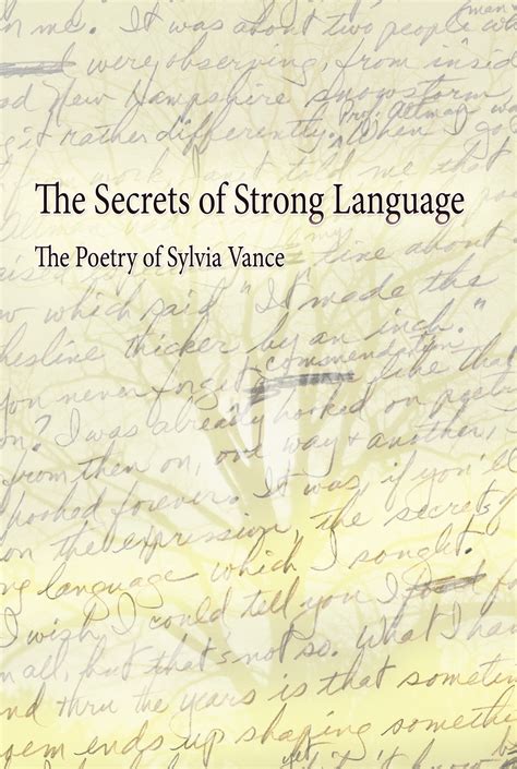 secrets strong language sylvia vance Reader