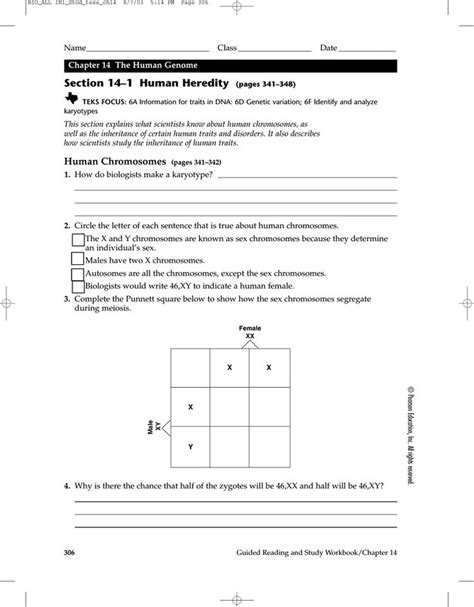 section 14 1 human heredity answers key Kindle Editon