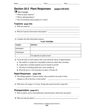 section 25 2 plant responses answer key Reader