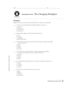 section 4 guided the changing workplace answers PDF