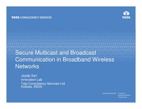 secure broadcast communication secure broadcast communication PDF