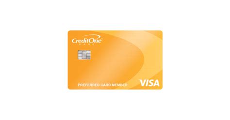 secured credit card credit one bank