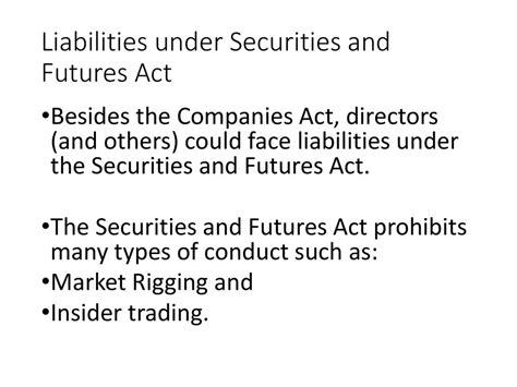 securities and futures act