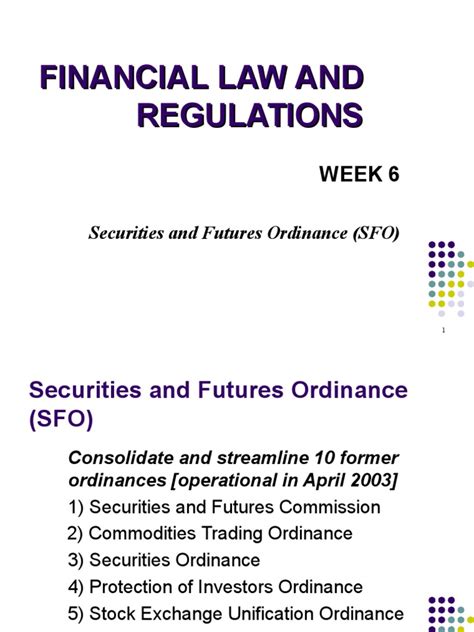 securities and futures ordinance