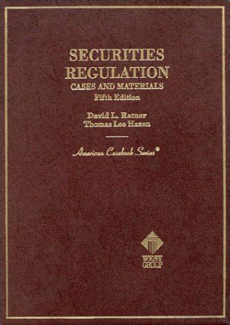 securities regulation cases and materials Kindle Editon