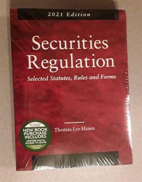 securities regulation selected statutes rules Reader