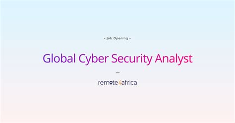 security analyst jobs remote