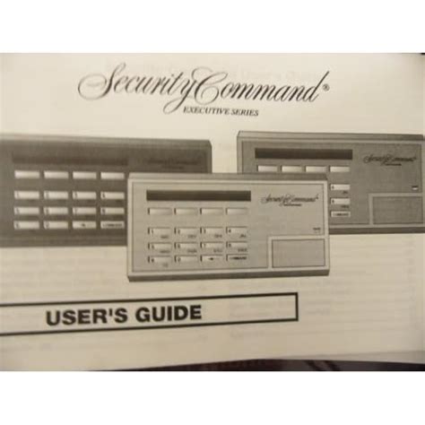 security command executive series manual Kindle Editon