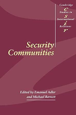 security communities cambridge studies in international relations Kindle Editon