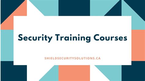 security courses