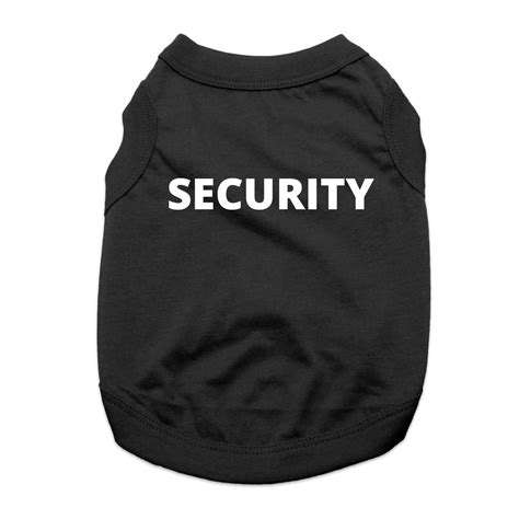 security dog shirt