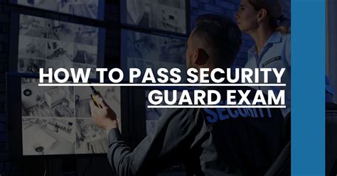 security guard exam prep guide Epub