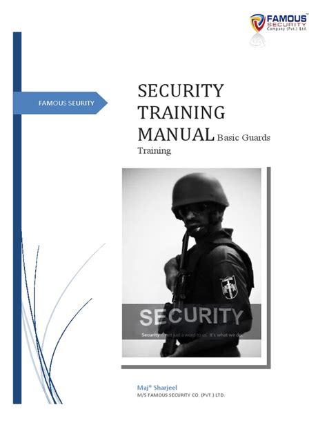 security guards training manual Reader