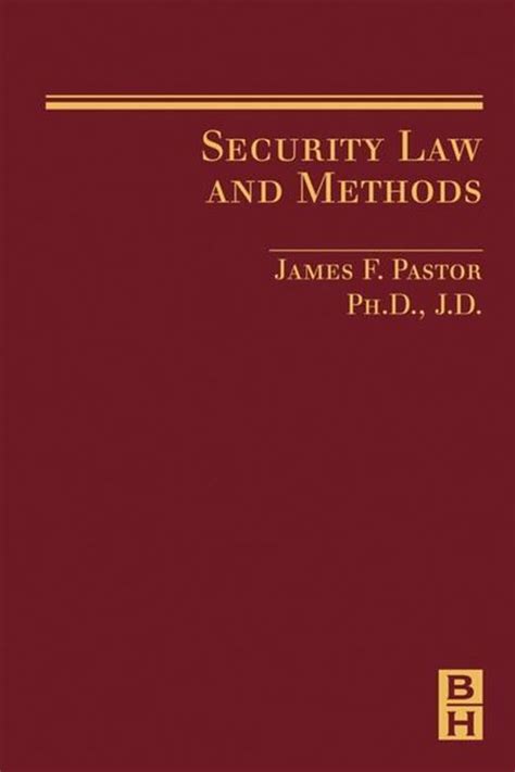 security law and methods PDF