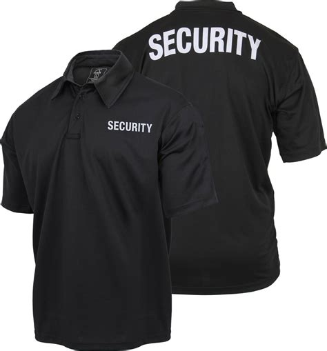 security polo shirt