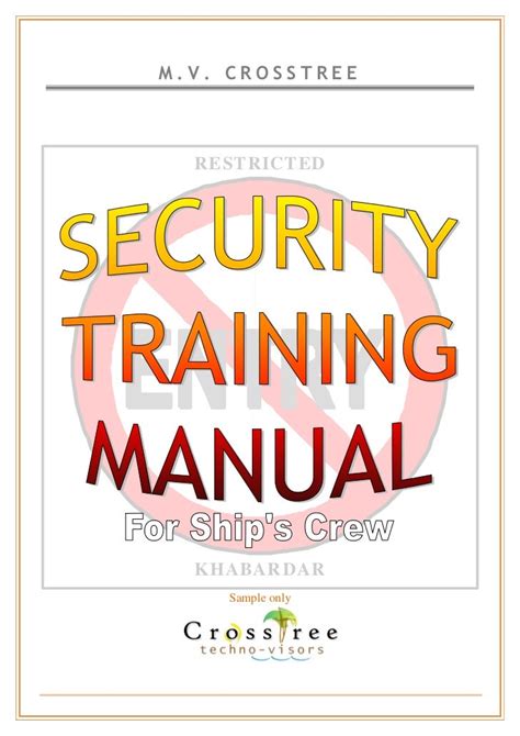 security training manual samples Epub