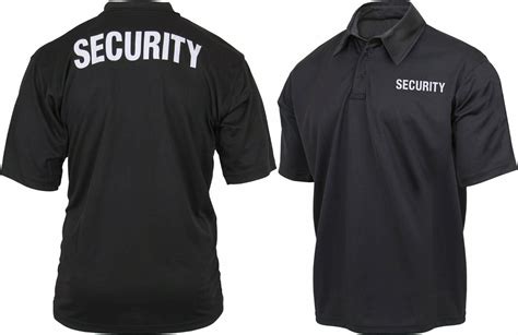 security uniform shirts