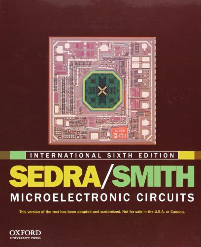 sedra smith microelectronic circuits international 6th edition Kindle Editon