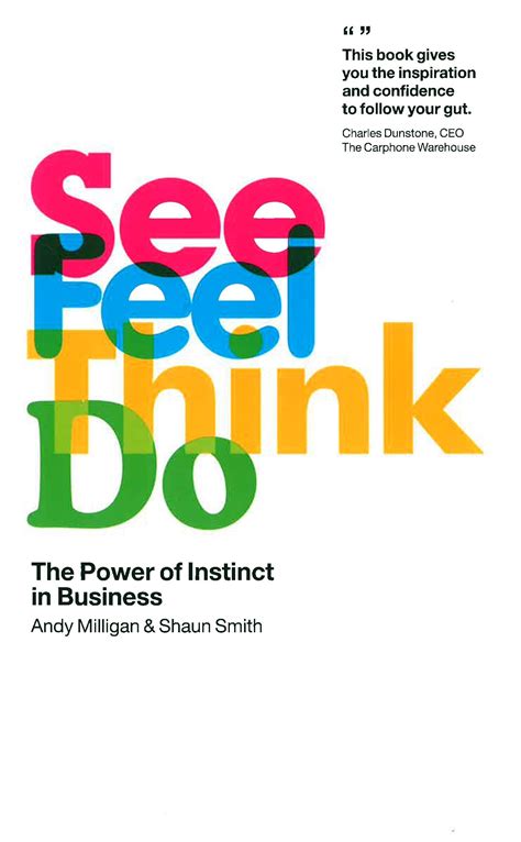 see feel think do the power of instinct in business PDF