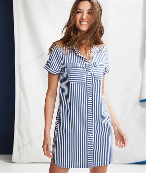 seersucker shirt dress