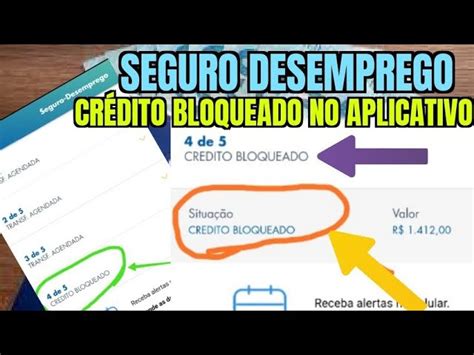 seguro desemprego credito bloqueado