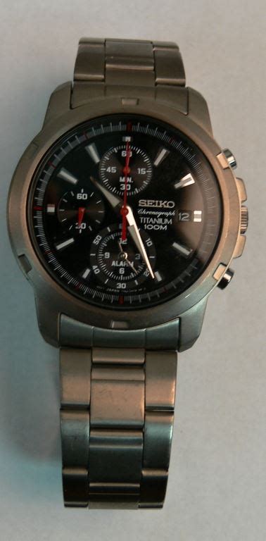 seiko chronograph titanium 100m manual Kindle Editon