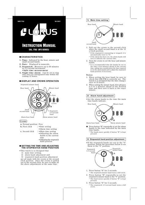 seiko instruction manuals Doc