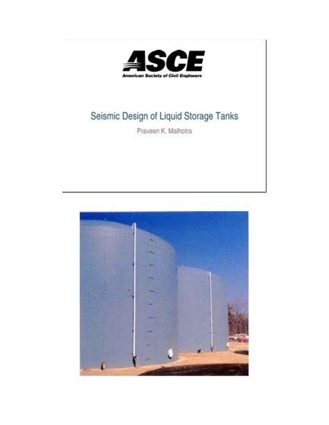 seismic design for liquid storage tanks Ebook Reader