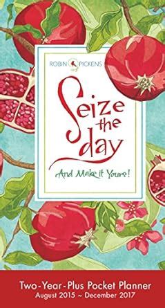 seize the day 2016 checkbook or 2 year pocket planner calendar PDF