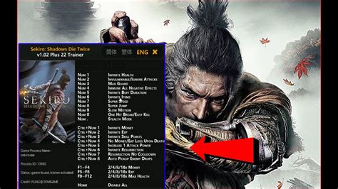 sekiro cheats