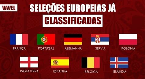 selecoes europeias