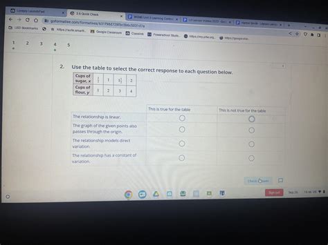 select the correct response