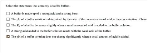 select the statement that best describes a buffer.