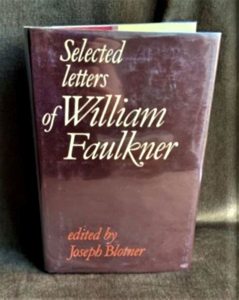 selected letters of william faulkner PDF