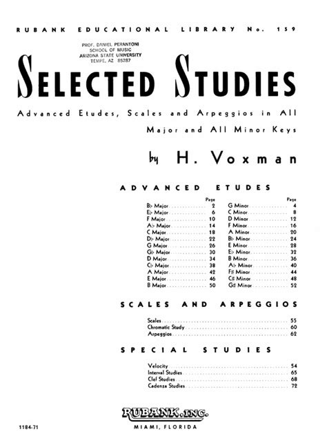 selected studies for trombone voxman Kindle Editon