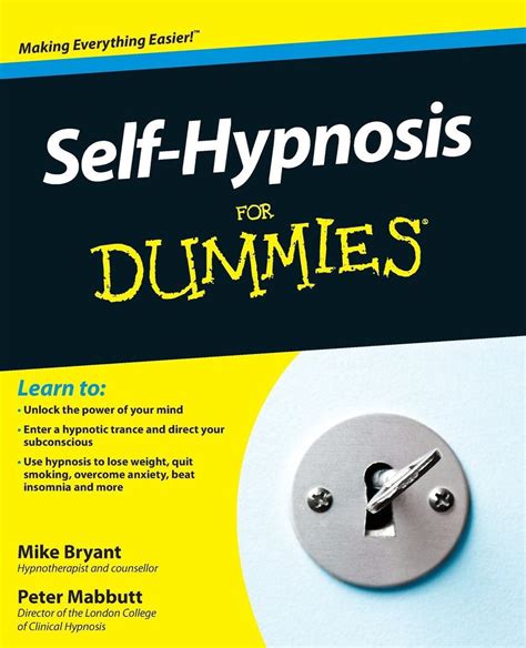 self hypnosis for dummies self hypnosis for dummies Epub