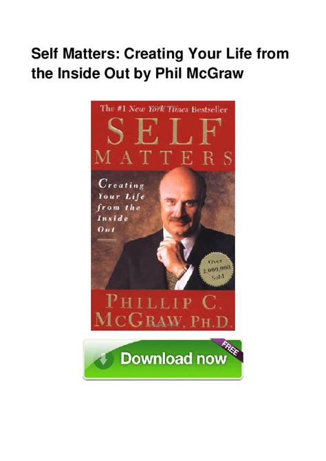 self matters creating your life from the inside out Doc